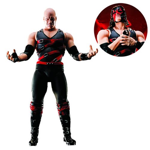 VTG WWF WWE Officially Licensed Rigid Plastic Kane Mask Big Red Machine  10675983607