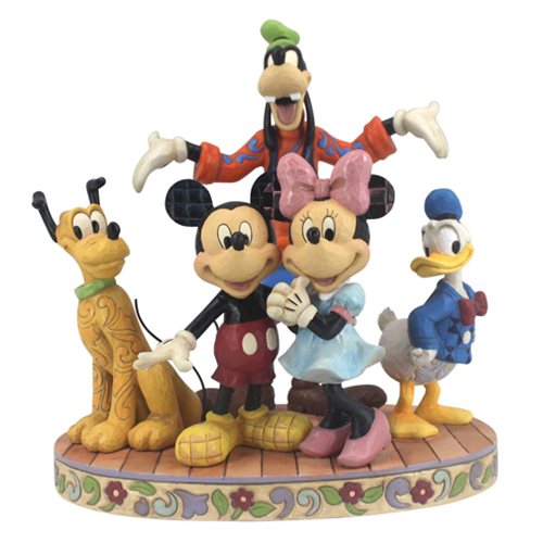 Disney Traditions Fab Five The Gang's All Here Statue by Jim Shore