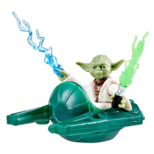 Star Wars Epic World of Action 4-Inch Scale Yoda Action Figure with Mini Starfighter