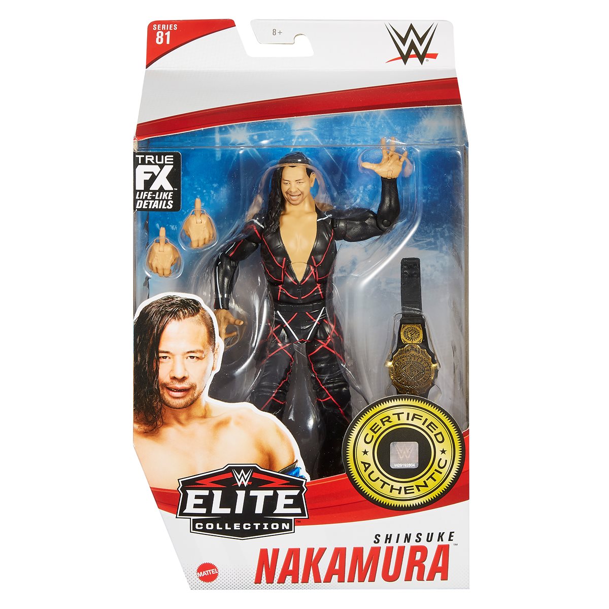 Angelo Dawkins – Action Figure WWE Elite Series 81, 15 Cm, Dettagli Realistici E Articolazioni Deluxe