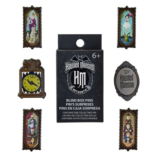 Haunted Mansion Portrait Mystery Box Pin Random 2-Pack