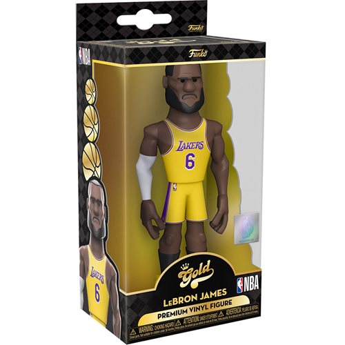 NBA Lakers LeBron 5-Inch Vinyl Gold Figure
