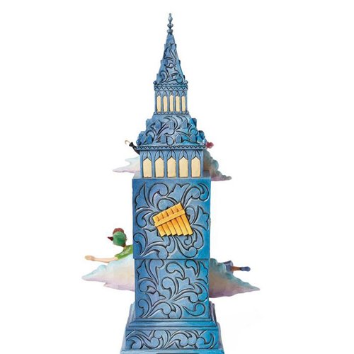 Disney Traditions Peter Pan Clock by Jim Shore Statue