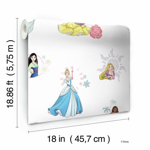 Disney Princesses Power Peel and Stick Wallpaper