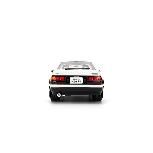 Hollywood Rides Initial D 1986 Toyota Trueno AE86 1:24 Scale Die-Cast Metal Vehicle with Takumi Figu