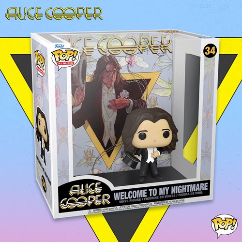 Alice Cooper Welcome to My Nightmare Pop! Album Figure with Case