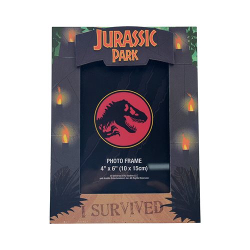 Jurassic Park I Survived Gate Photo Frame