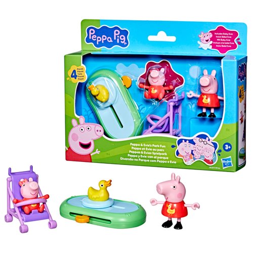 Peppa Pig Peppa and Evie's Park Fun Playset
