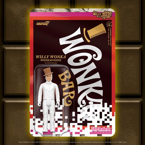 Willy Wonka and the Chocolate Factory Willy Wonka (Wonkavision) 3 3/4-Inch ReAction Figure