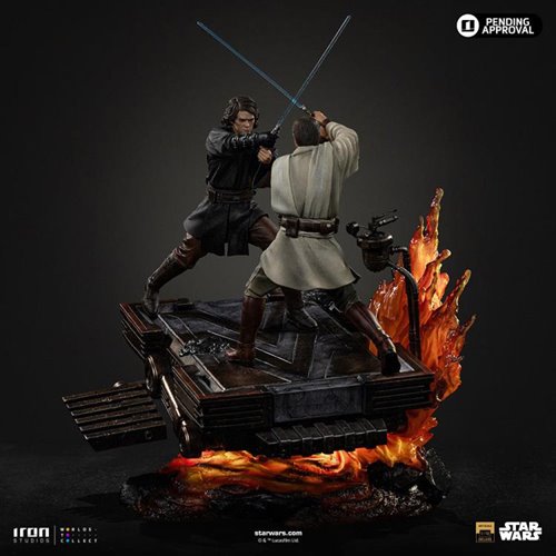 Star Wars: Revenge of the Sith Anakin vs. Obi-Wan Deluxe 1:10 Art Scale Limited Edition Statue