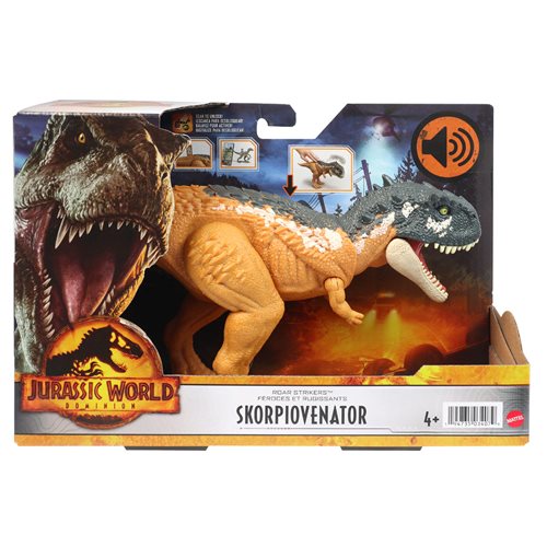 Jurassic World Roar Strikers Skorpiovenator with Sound