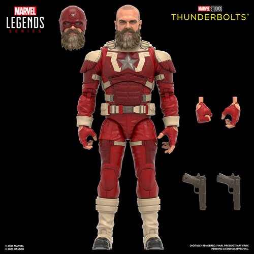 Thunderbolts Marvel Legends Yelena Belova and Red Guardian 6-Inch Action Figures 2-Pack
