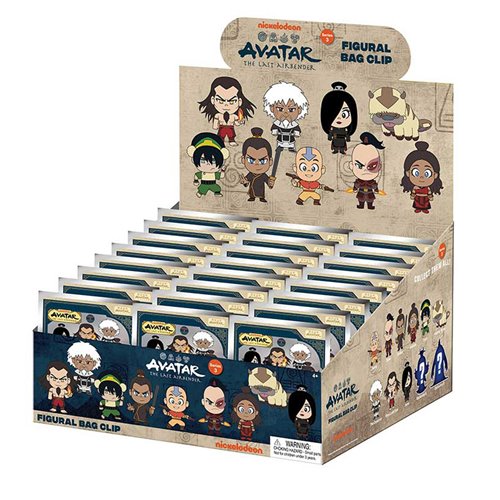 Avatar: The Last Airbender Series 3 3D Foam Bag Clip Random 6-Pack
