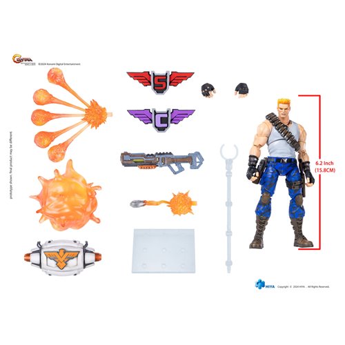 Contra: Operation Galuga Bill Rizer Exquisite Basic 1:12 Action Figure - Previews Exclusive