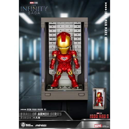 Iron Man Hall of Armor Series MEA-015 Mini-Figure Blind Box Case of 6