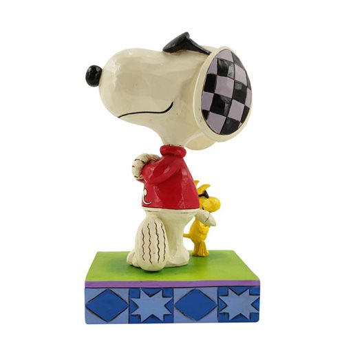 Peanuts Joe Cool and Woodstock Back to Back Cool Pals by Jim Shore Statue