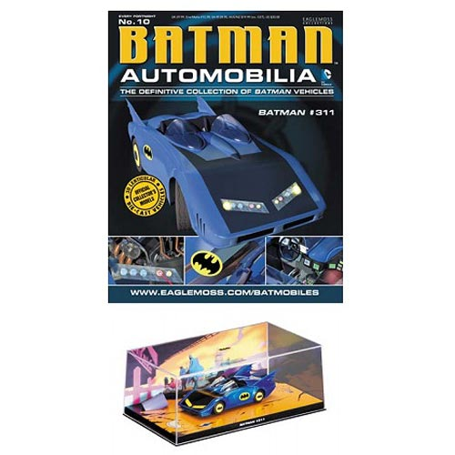 Batman Automobilia Car Collection 10 Batman No 311 Batmobile with magazine. 