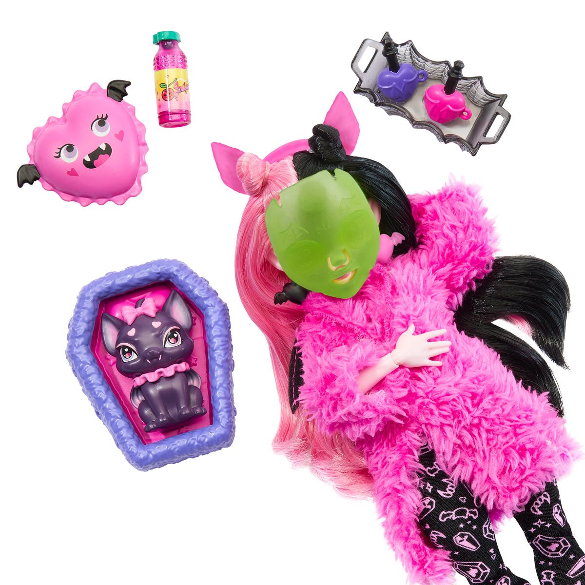 Polly Pocket Monster High Sleepover Frankie Stein Doll