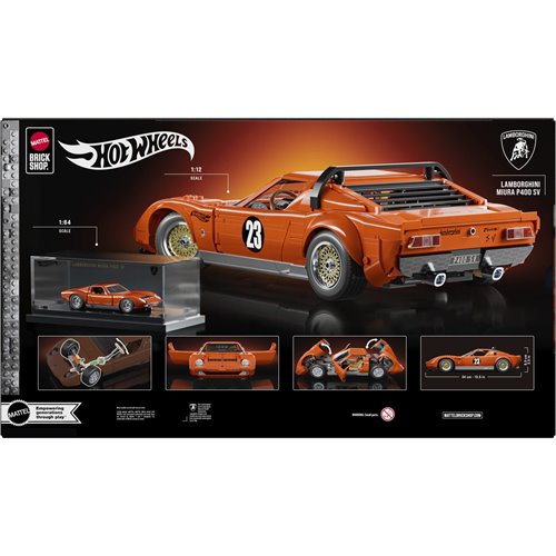 Brick Shop Hot Wheels Premium Series '71 Lamborghini Miura P400 SV