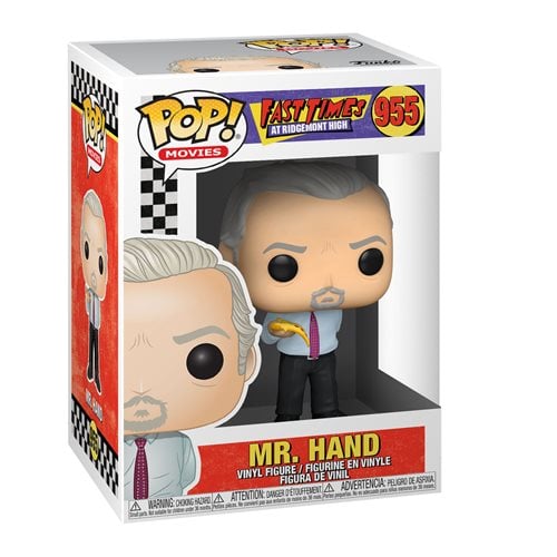 Fast Times at Ridgemont High Mr. Hand with Pizza Pop! Vinyl Figure