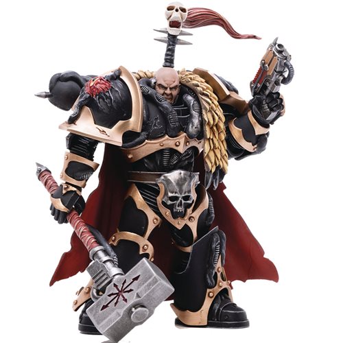 Joy Toy Warhammer 40,000 Chaos Space Marines Black Legion Chaos Lord Khalos the Ravager 1:18 Scale Action Figure