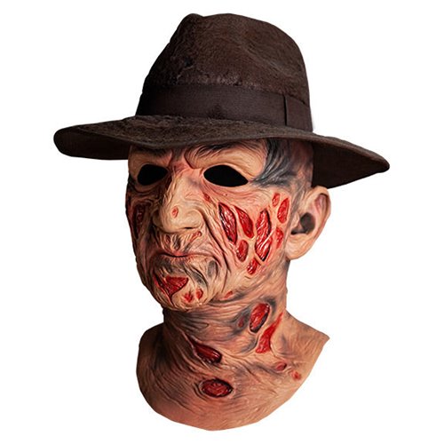 A Nightmare on Elm Street Freddy Krueger with Hat Deluxe Mask