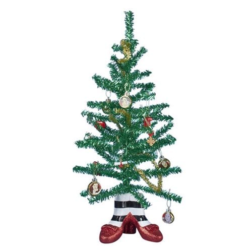 The Wizard of Oz Witch Legs 18-Inch Mini Tinsel Tree
