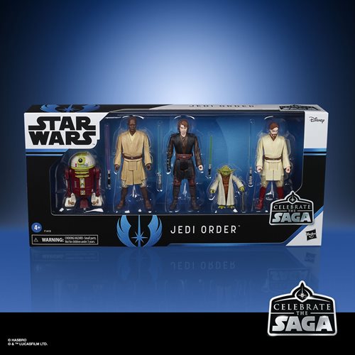 Star Wars Celebrate the Saga Jedi Order 3 3/4-Inch Action Figure Set