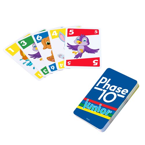 Phase 10 Jr Blue Card Game