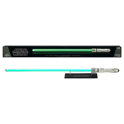 Star Wars Kit Fisto Green FX Removable Blade Lightsaber