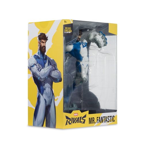 Marvel Rivals Wave 3 Mr. Fantastic 1:6 Scale Posed Figure with Scene and Comic