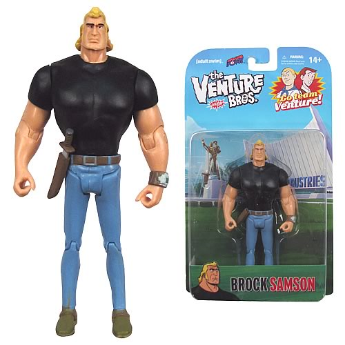 The Venture Bros. Brock Samson (Black Shirt) 3 3/4-Inch Action Figure