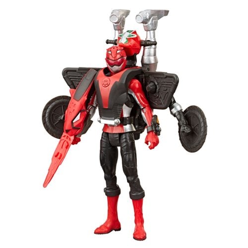 Power Rangers Beast Morphers Red Ranger and Morphin Cruise Beast Bot 6-Inch Action Figure 2-Pack