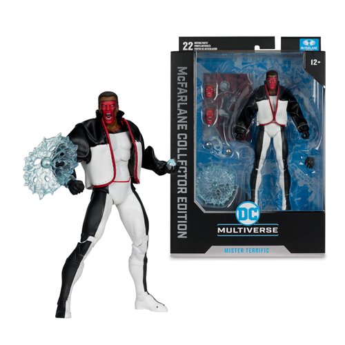 DC McFarlane Collector Edition Wave 8 Mr. Terrific JSA 7-Inch Scale Action Figure #27