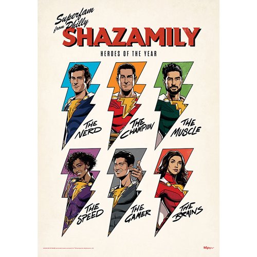 Shazam! Fury Of The Gods Heroes Of The Year MightyPrint Wall Art