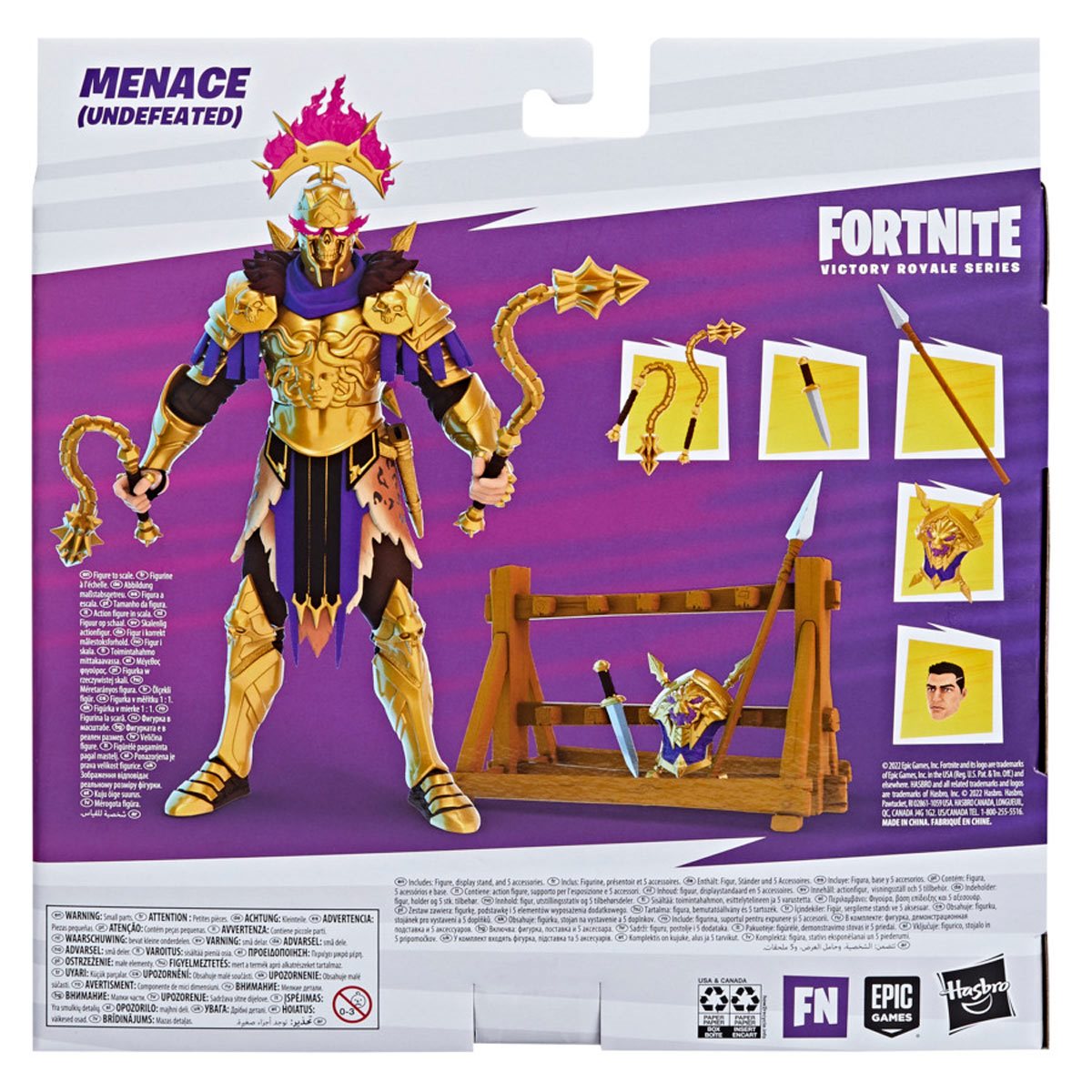 Fortnite Victory Royale Series - Action Figure Brutus (Ghost) 15cm Deluxe Con Accessori