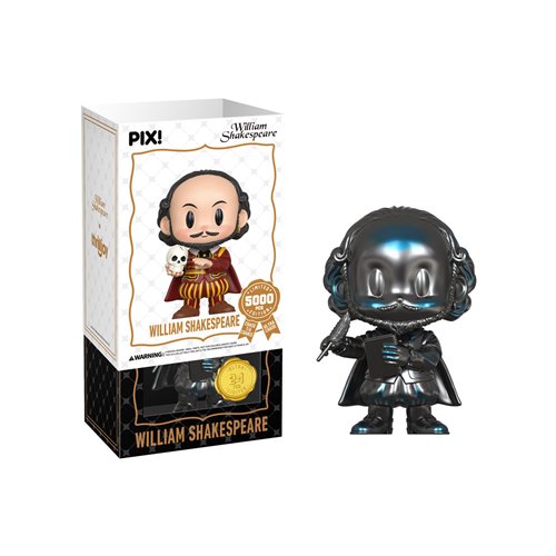 William Shakespeare with Skull Pix! Vinyl Figure