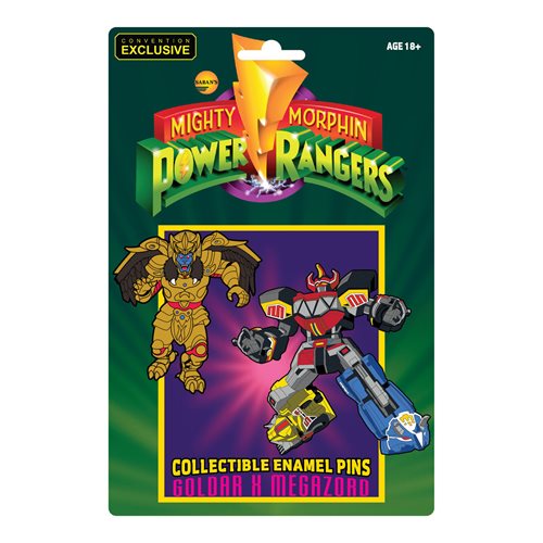 Power Rangers Goldar and Megazord Enamel Pin Set - Convention Exclusive