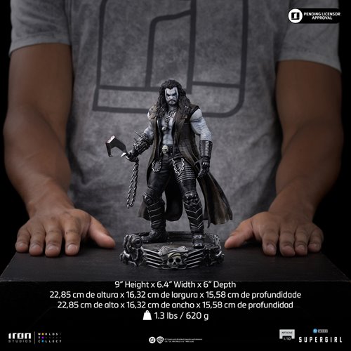 Supergirl Movie Lobo 1:10 Art Scale Limited Edition Statue