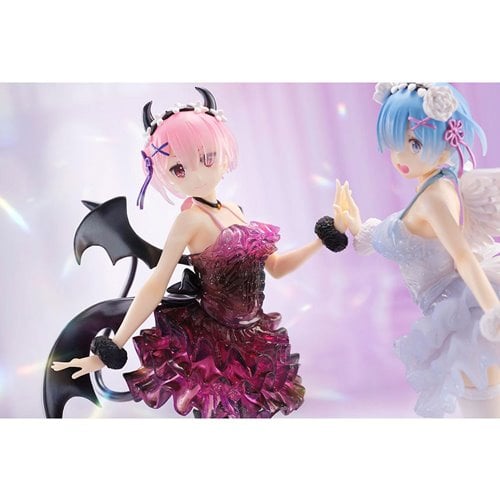 Re:Zero Starting Life in Another World Ram Clear & Dressy Special Color Version Espresto Statue