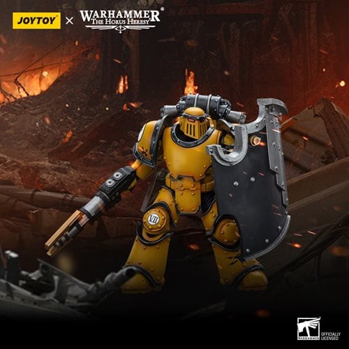 Joy Toy Warhammer 40,000 Imperial Fists Legion MkIII Breacher Squad with Lascutter 1:18 Scale Action