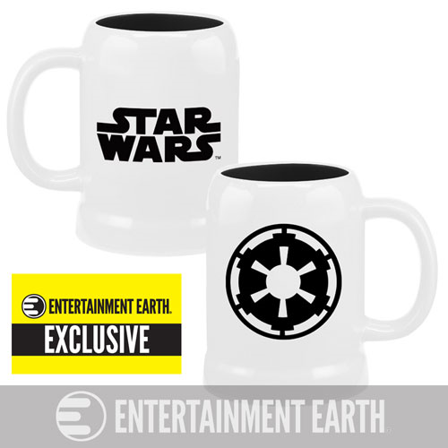 Star Wars Imperial Symbol 20 oz. Ceramic Stein - Entertainment Earth Exclusive