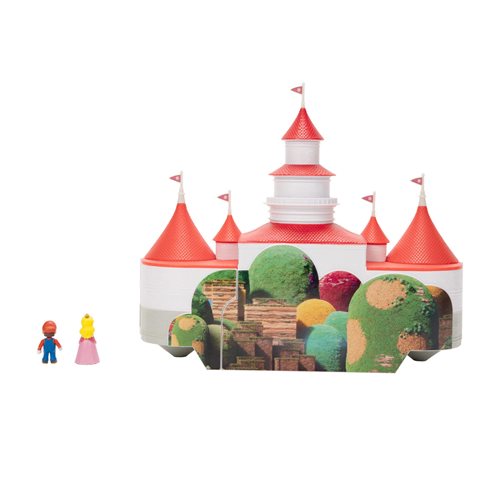 Super Mario Movie Mini-World Deluxe Princess Peach Castle Playset
