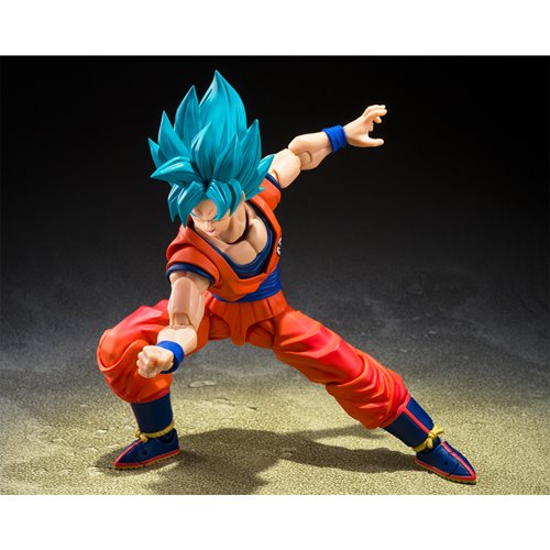 Dragon Ball Super Saiyan God Super Saiyan Son Goku Blue Power Transcending Limits S.H.Figuarts Actio