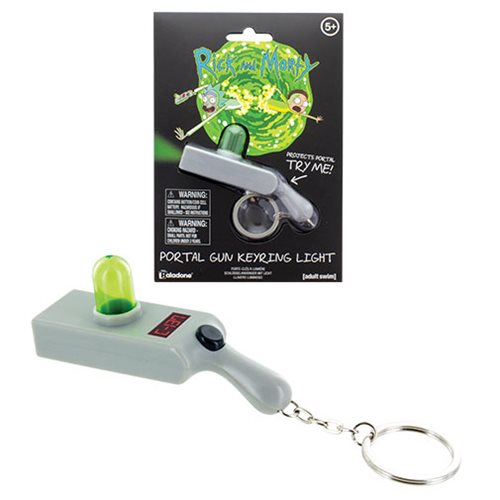 Rick and Morty Portal Gadget Light-Up Key Chain