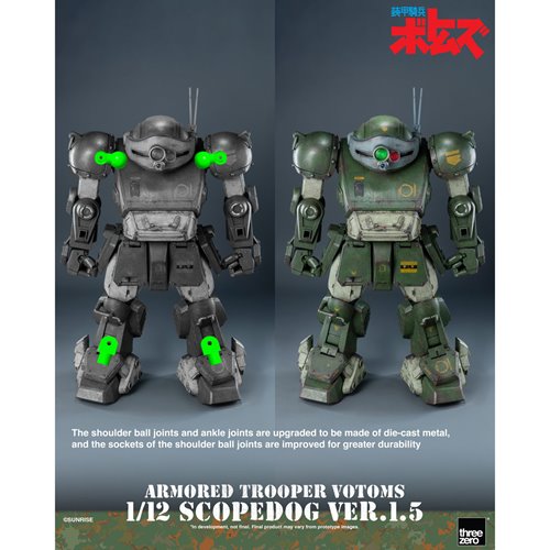 Armored Trooper Votoms Scopedog Version 1.5 1:12 Scale Action Figure