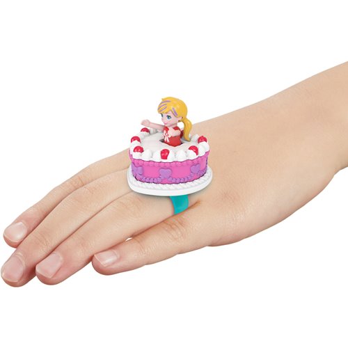 Polly Pocket Mattel 80th Ring Box Playset