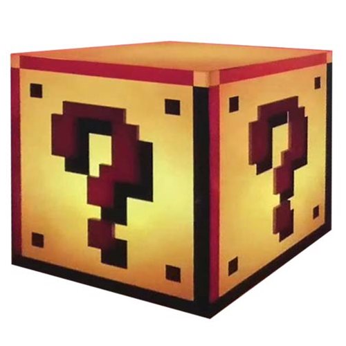  Paladone Super Mario Brothers Question Block Lamp