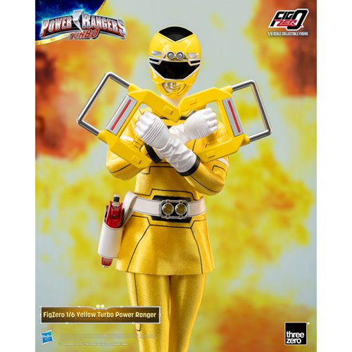 Power Rangers Turbo Yellow Turbo Power Ranger FigZero 1:6 Scale Action Figure