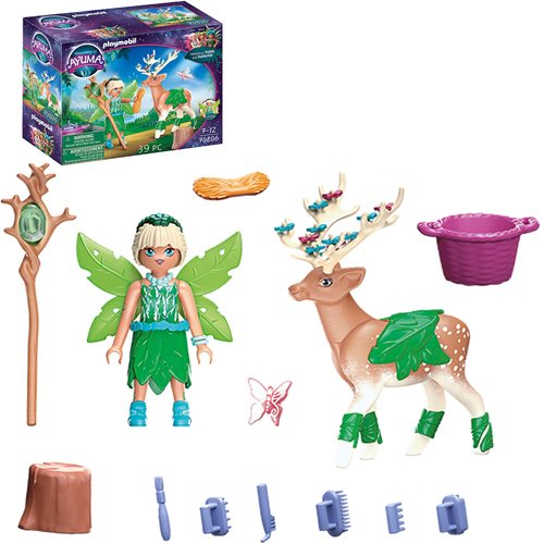 Playmobil 70806 Adventures of Ayuma Forest Fairy with Soul Animal Action Figure
